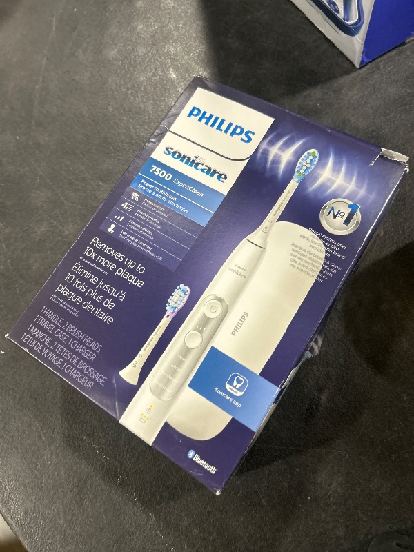 Photo 1 of Philips Sonicare ExpertClean 7500 White, Rechargeable Electric Power Toothbrush, HX9690/06