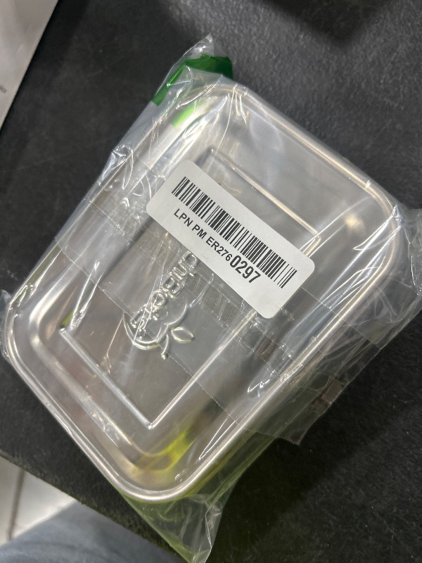 Photo 1 of LunchBots Small Protein Packer Bento Box - Extra Small Divided Stainless Steel Snack Container - 4 Sections for 1-2oz of Nuts, Meat, Cheese, Finger Foods - Dishwasher Safe - Stainless Lid