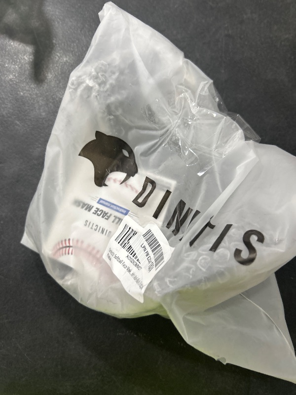 Photo 1 of Dinictis Softball Face Mask, Lightweight, Comfortable, with Wide Field Vision, Durable and Safe Face Guards, Premium Protective Softball Fielder's Mask-Black-Child(S)