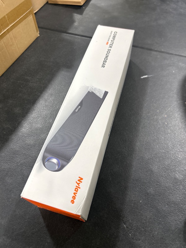 Photo 1 of Computer Speakers, HiFi Sound Quality Computer Sound Bar, USB Powered PC Speakers, Bluetooth 5.0 and 3.5mm Aux-in Computer Speakers for Desktop, Laptops, PCs, Phones, Tablets, Xbox, Gaming Speakers