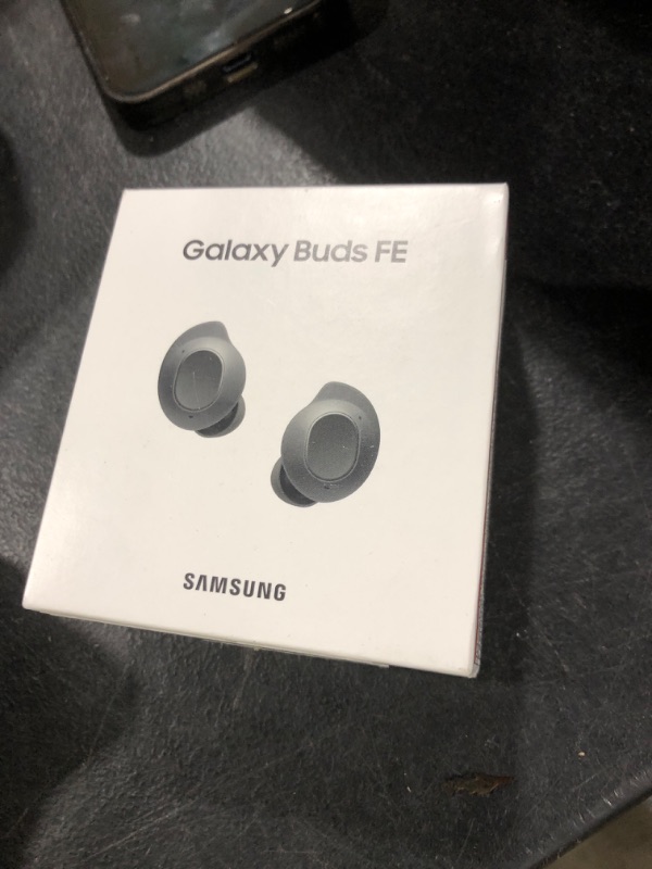 Photo 1 of Samsung Galaxy Buds FE True Wireless Bluetooth Earbuds, Comfort and Secure in Ear Fit, Auto Switch Audio, Touch Control, Built-in Voice Assistant, Graphite [US Version, 1Yr Manufacturer Warranty]