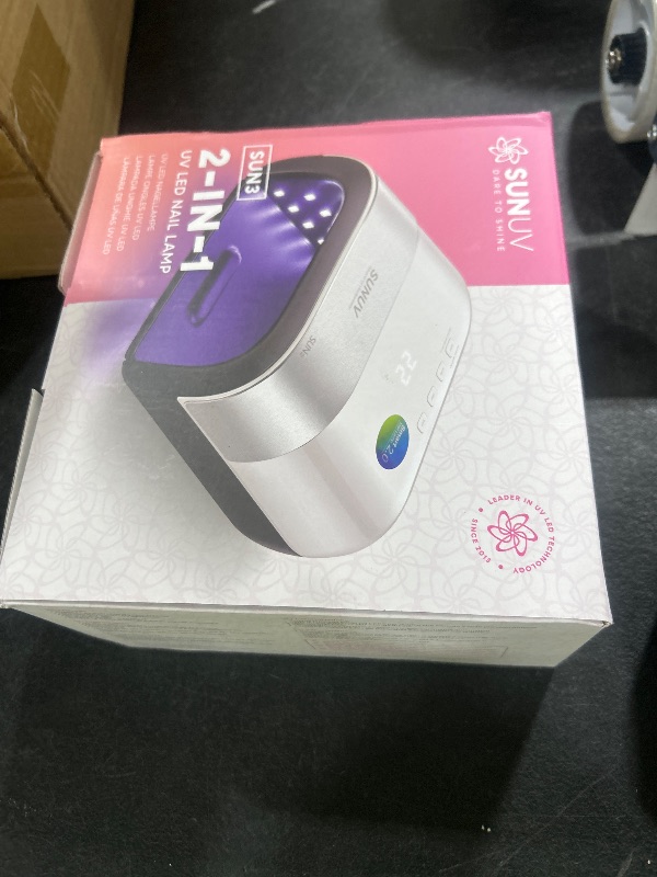 Photo 1 of SUNUV SUN3 Professional UV Light for Gel Nails, LED Nail Lamp for Gel Polish with 4-Timer and Sensor, 39 PCS LED Beads, UV Dryer for Salon Home Gift for Woman Mom Girl