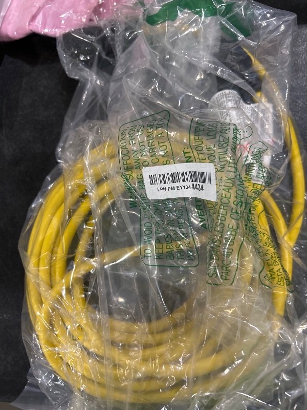 Photo 1 of Tellegloww 25ft L6-20 Generator Extension Cord Compatible with NEMA L6-20P Male Plug to L6-20R Female Receptacle 3 Prong 20 Amp Locking Power Cord, STW 12 AWG/3C,250 Volt 5000 Watts, ETL Listed