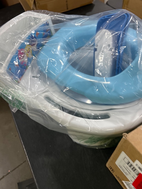 Photo 1 of The First Years Pinkfong Baby Shark Potty Training Toilet and Toddler Toilet Seat - Potty Training Toilet Seat with Fun Flushing and Cheering Sounds