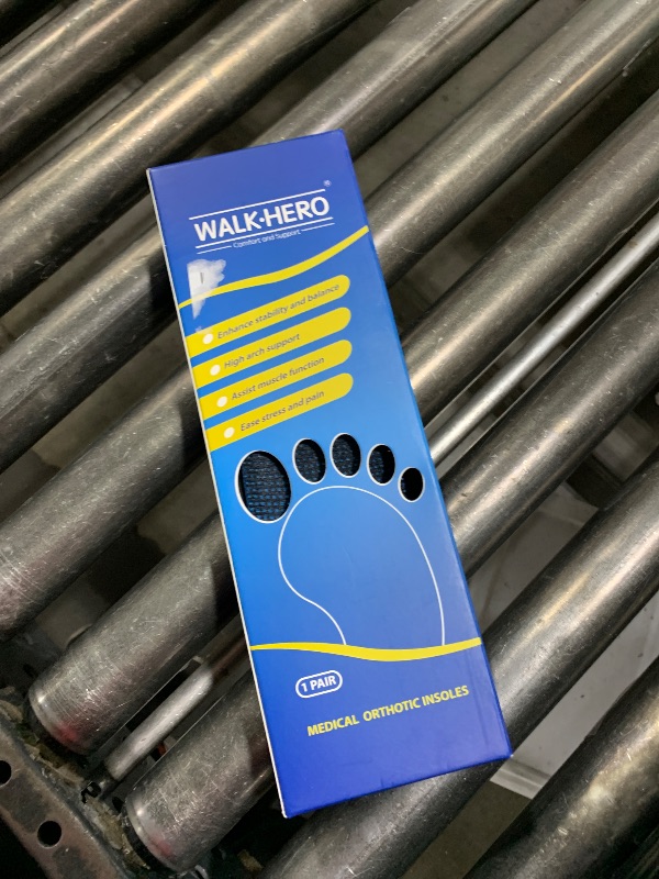 Photo 1 of Plantar Fasciitis Insoles for Men Women - Orthotics Inserts, Shoe Insoles Arch Support Flat Feet Inserts Work Boot Insoles for Standing All Day (Mens 10-10 1/2 | Womens 12-12 1/2)