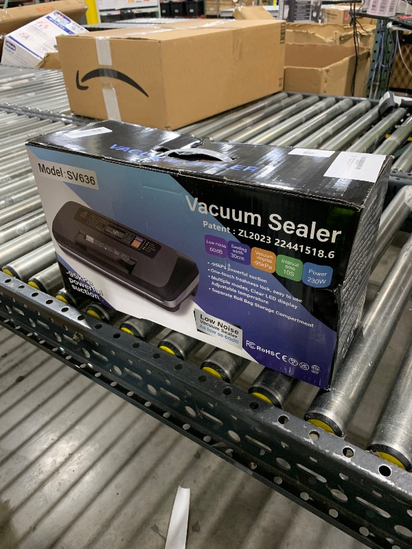 Photo 1 of 95kpa Vacuum Sealer Machine,Commercial Fully Automatic Food Sealer,10-in-1 Functions & Powerful Sealing System with Double Heat Seal,Easy-Lock Handle,Built-in Cutter,1 Bag Rolls and 10 Pre-cut Bags