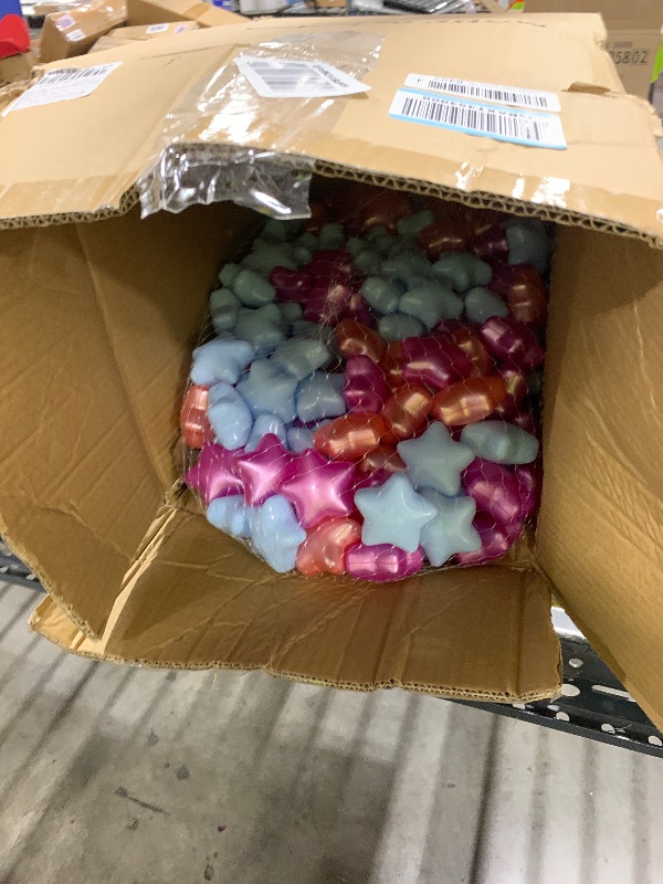 Photo 1 of Heopeis Ball Pit Balls and Stars for Ball Pits, Pack of 500 Phthalate Free BPA Free Crush Proof Plastic Toy Balls 