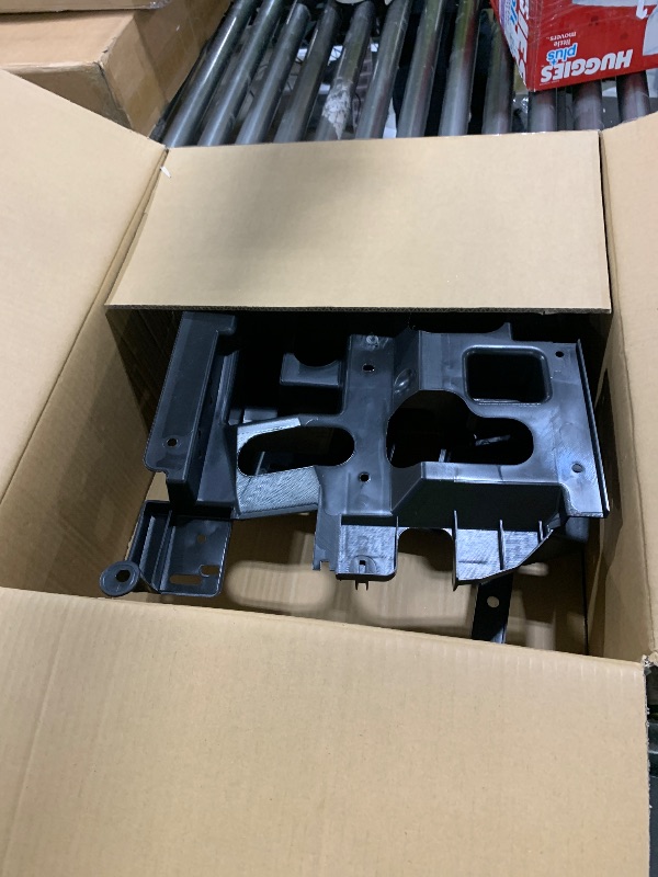 Photo 1 of Auto Dynasty GM1221130 GM1221131 Factory Style Headlight Mount Brackets Compatible with Chevy Avalanche Silverado 1500 2500 3500 2003-2007, Driver and Passenger Side (Bare Black)