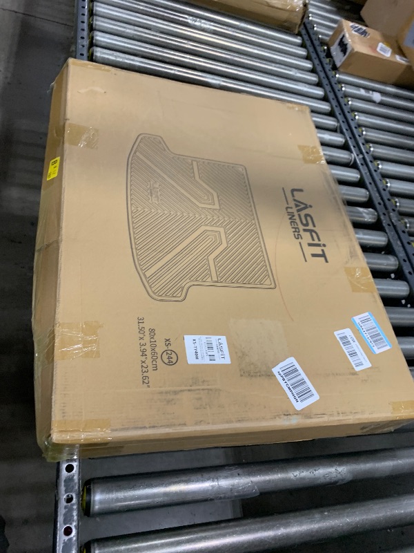 Photo 1 of LASFIT Trunk Mat&Backrest Mat for Toyota 4Runner (Only Fit 5 Seats), All Weather TPE Custom Fit Cargo Liner 