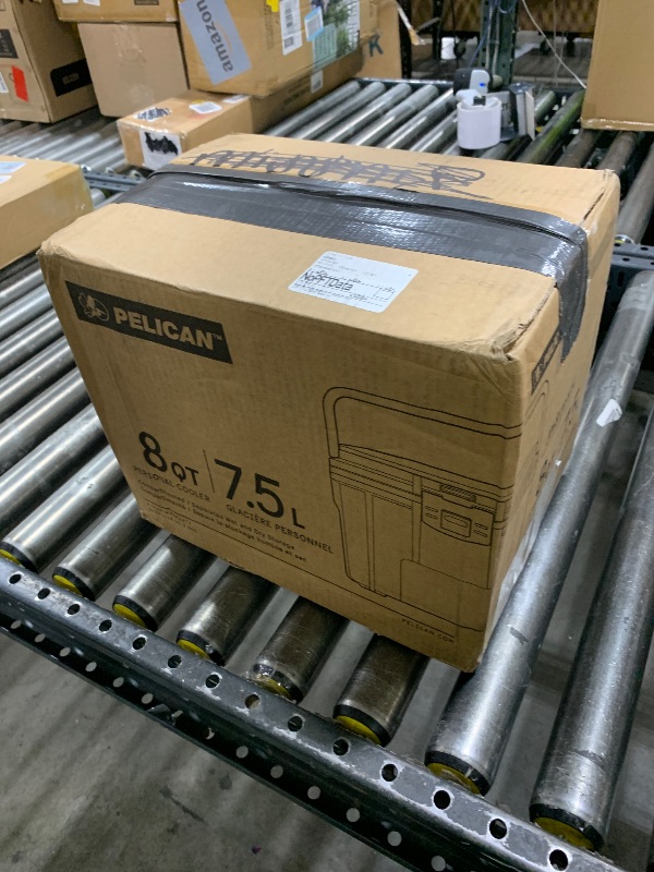 Photo 1 of Pelican 8QT Personal Cooler & Dry Box (White/Grey)