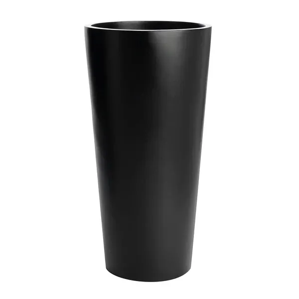 Photo 1 of Root and Stock Sonoma Tall Cylinder Planter - Black