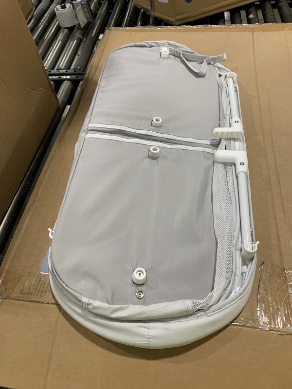 Photo 1 of Baby Delight Snuggle Nest Bassinet, Portable Baby Bed, for Infants 0 – 5 Months, Driftwood Grey