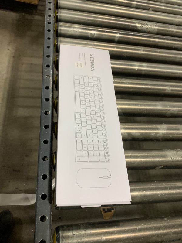 Photo 1 of seenda Bluetooth Keyboard and Mouse for Mac, SKM64-2 Multi-Device Rechargeable Slim Wireless Keyboard
