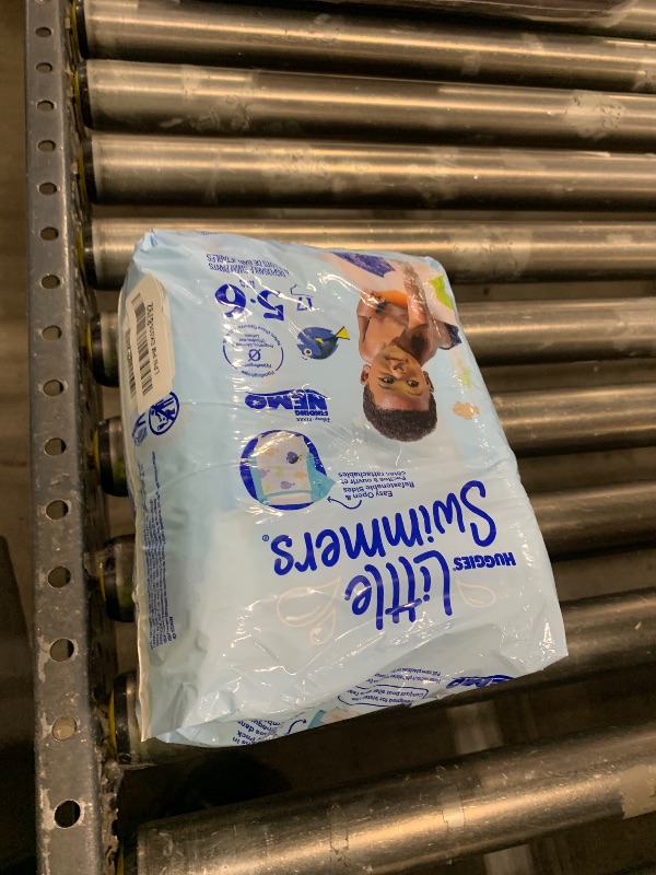 Photo 1 of Huggies Little Swimmers Disposable Swim Diapers, Size 5-6 (32+ lbs), 17 Ct