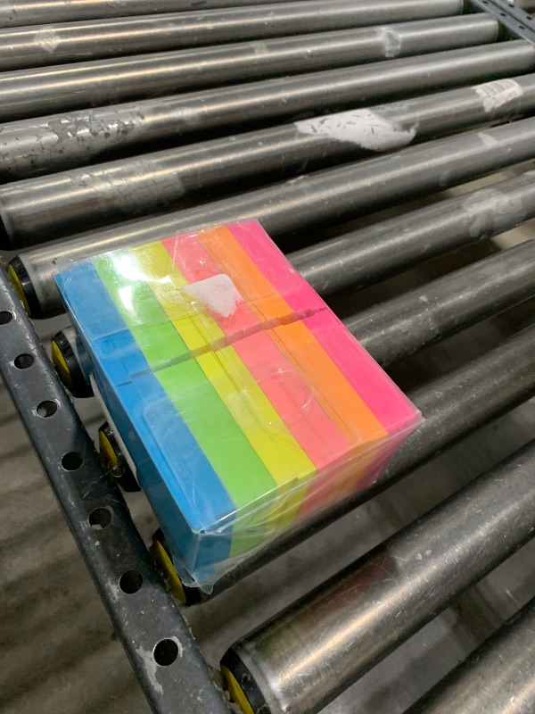Photo 1 of (24 Pads) Sticky Notes 3x3 in 100 Sheets/Pad, Self-Sticky Note Pads, 6 Bright Colors Super Sticky Pads - Easy to Post for School, Office Supplies, Desk Accessories