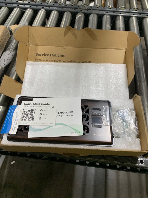 Photo 1 of SANYCASA Register Booster Fan for 4" x 10" Register Holes, Quiet Vent Fan Booster with Intelligent Thermostat, Improves Heating Cooling, App Control, 10-Speeds, Charleston Smart Register Vent, ORB