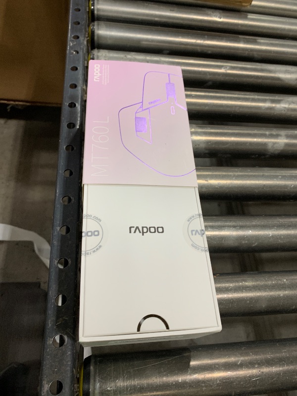 Photo 1 of Rapoo MT760 Multi-Device Wireless Mouse, Bluetooth 5.0 and 2.4G Multi-Mode Connection, Up to 4 Devices, 11 Programmable Buttons, 4K DPI, 90 Days Battery Life, PC, Light Grey