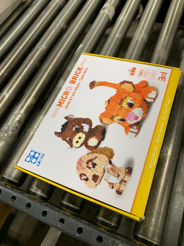 Photo 1 of Lion, Warthog, Meerkat Mini Building Blocks Sets, Not Compatible with Lego Animals, 1856 PCS Micro Mini Building Toy Bricks for Adults, Party Favors for Kids Boys Girls 14+