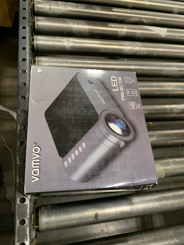 Photo 1 of vamvo Portable Projector WiFi VideoProjector 1080P 200" Portable Movie Projector, Outdoor Projectors with Stylish streamlined Design, Compatible with phone/ Tablet/ Laptop/ TV Stick/ PS4 etc.