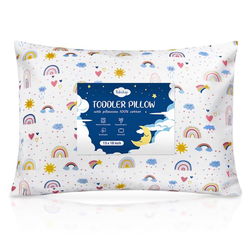 Photo 1 of Babebay Toddler Pillow,13X18 Soft Toddler Pillows