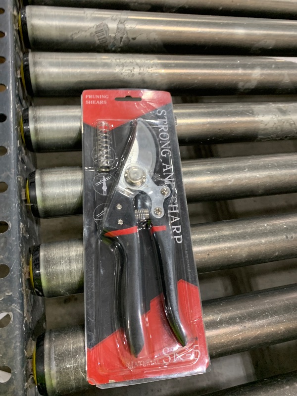 Photo 1 of Pruning Shears, 8.5" Professional Garden Shears, SK5 Steel Hedge Clippers, Garden Clippers Handheld, Heavy Duty Garden Scissors Tools, Pruning Shears for Gardening Yard Roadside