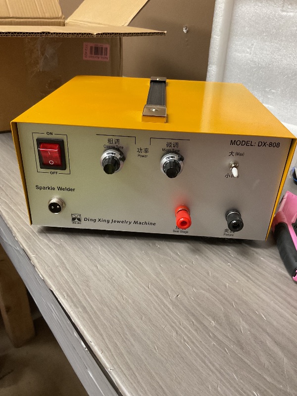 Photo 1 of 110V Jewelry Spot Welding Machine, Adjustable Spot Welder for Necklaces Earrings