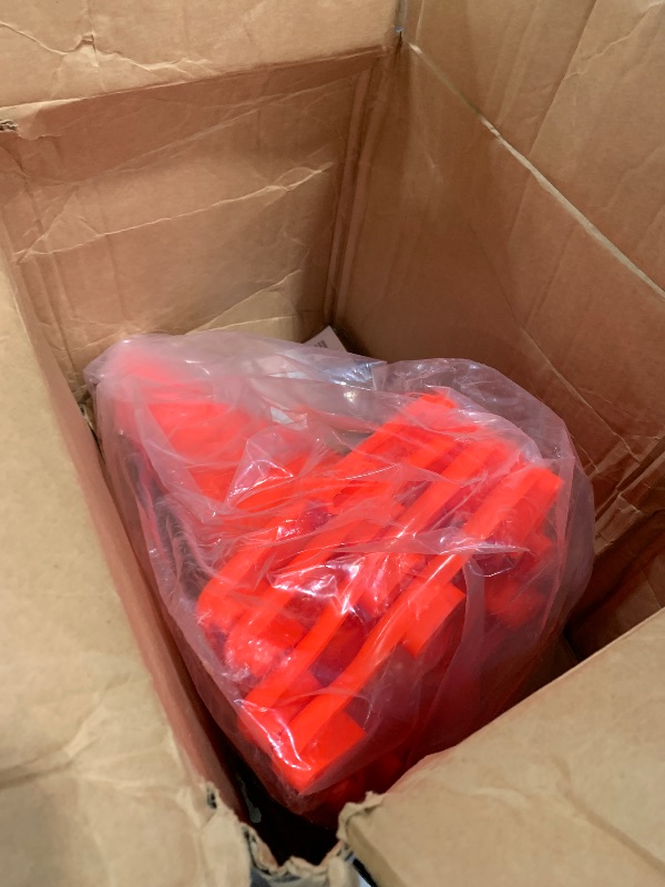 Photo 1 of LVL10 Pro Training Cones - 12" Large Soccer Cones for Sports Training - for Basketball, Football, Basketball and Agility Drills - Soccer Field Markers That Won't Crack, Slide or Fly