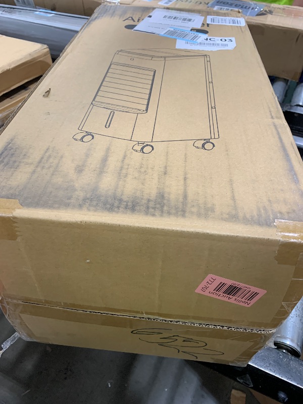 Photo 1 of Uthfy Portable Air Conditioners, 3 In 1 Swamp Cooler with 6 Ice Packs, Evaporative Air Cooler with 120°Oscillation, 12H Timer, 3 Speeds, 4 Modes, Remote, Cooling Fan for Bedroom, Living Room, Office