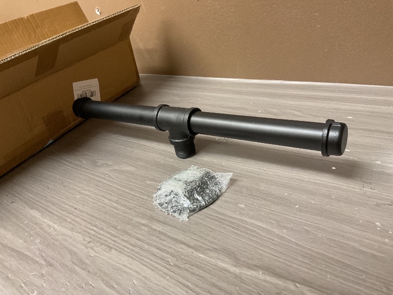 Photo 1 of SCIEO 3.3FT Staircase Handrail Wall Mount Handrail for Indoor Stair, Industrial Pipe Stair Handrails Grab Bar-Metal Galvanized Steel Hand Railing for Outdoor Indoor Stairs Steps Loft Porch