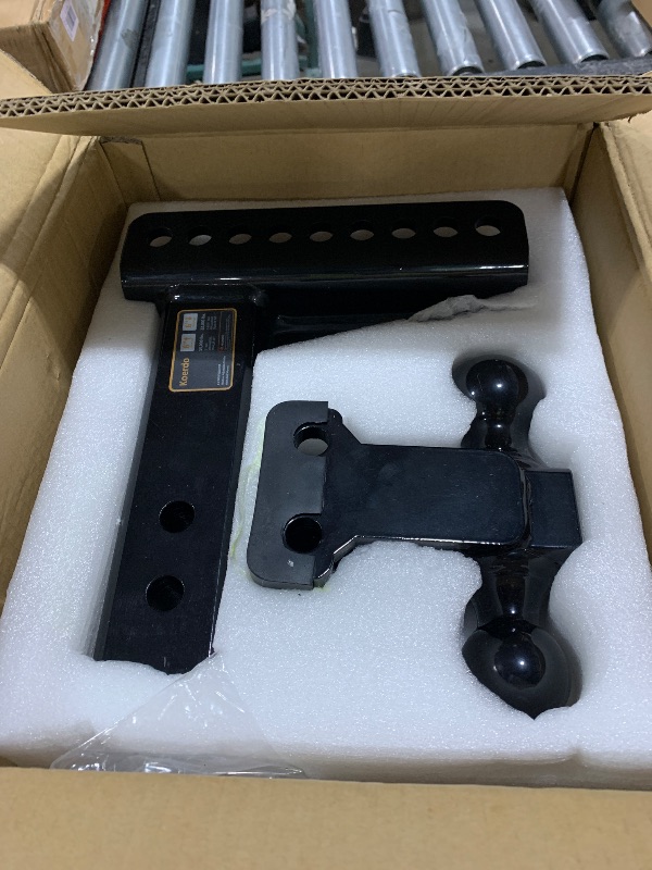 Photo 1 of Adjustable Trailer Hitch -Drop Hitch-Tow Hitch with 2.5 inch Receiver-6inch Drop/Rise, 2" & 2-5/16" Ball Hitches for Trucks, 22,000 LBS GTW, Trailer Hitches with Anti-Theft Pin, Black…