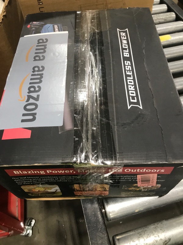 Photo 1 of Leaf Blower Cordless (Upgraded) - 630CFM/160MPH, 21V Powerful Electric Cordless Leaf Blower with 2 x 4.0Ah Batteries and Charger, Battery Powered Leaf Blowers for Lawn Care, Patio, Yard, Dust, Snow