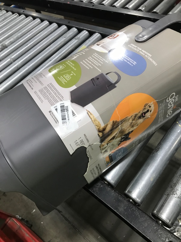 Photo 1 of Pet Genie Pail | Dog Waste Disposal System for Outdoor and Indoor Odor Control | Dog Poop Trash can | Includes 1 Square Refill Bag That Lasts up to 2 Months