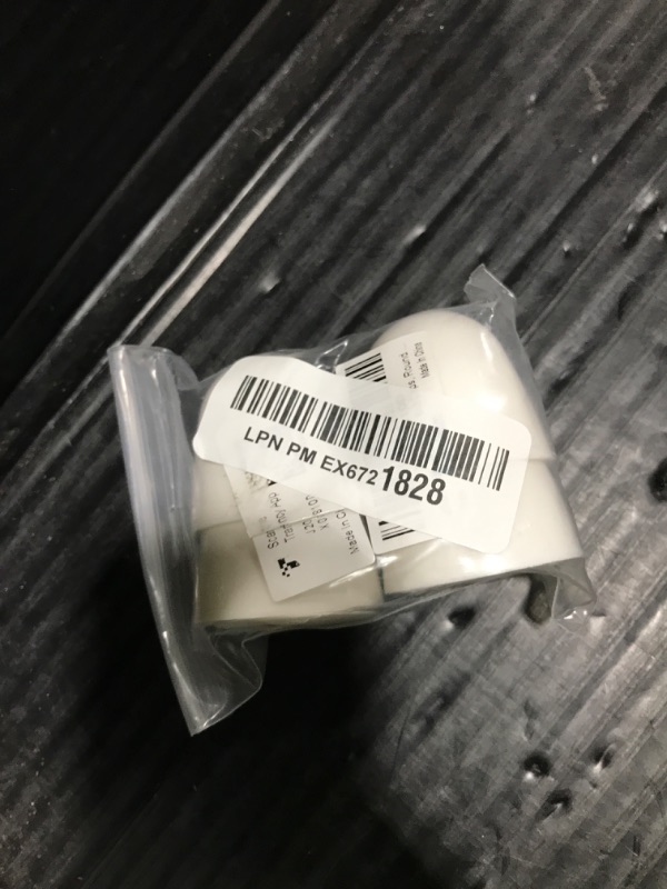 Photo 1 of 4Packs Universal Toilet Bolt Caps, Round Plastic Push-On Toilet Bowl Bolt Caps Covers, with Extra Washers for Easy installation, 1.44 Inch Height, White Color