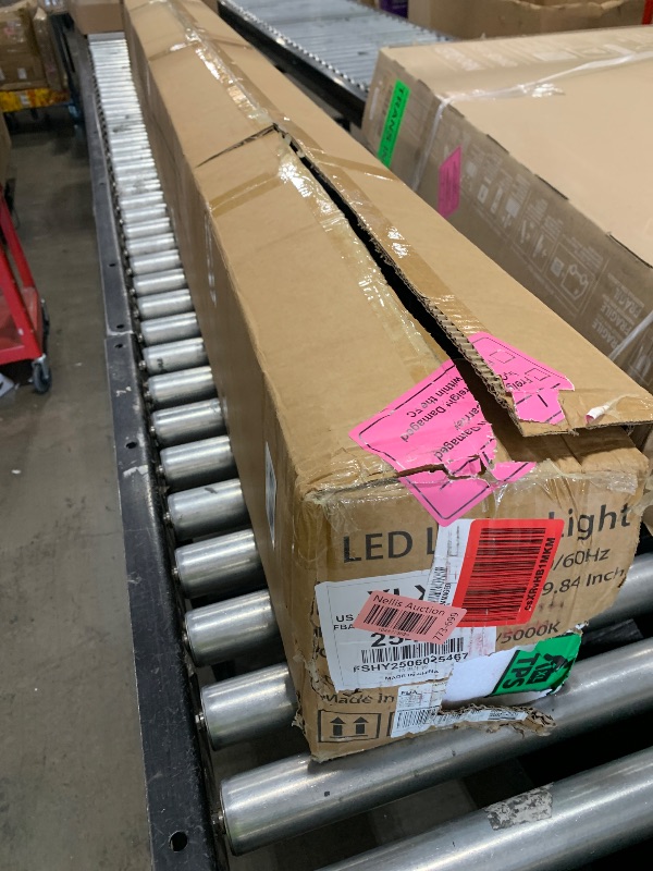 Photo 1 of JTT 8FT LED Linear Light Fixture, 60W 3CCT 3000K/4000K/5000K CCT Selectable, Linkable Office Shop Light Fixture, ETL Listed Dimmable Architectural LED Suspension Office Lighting Fixture-4 Pack