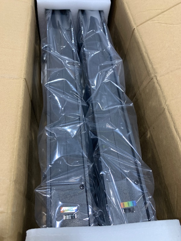 Photo 1 of JTT 8FT LED Linear Light Fixture, 60W 3CCT 3000K/4000K/5000K CCT Selectable, Linkable Office Shop Light Fixture, ETL Listed Dimmable Architectural LED Suspension Office Lighting Fixture-4 Pack