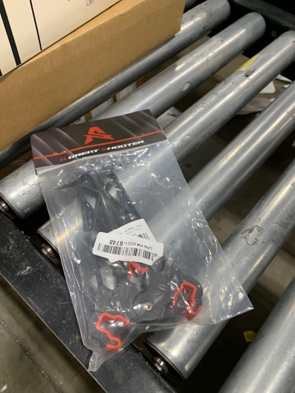 Photo 1 of - QI HUO JU - Archery Bow Stand Folding Compound Bow Stands Bow Jack Limbs Clamp Kickstand Ground Holder for Outdoor Hunting Shooting Accessories (Standard)