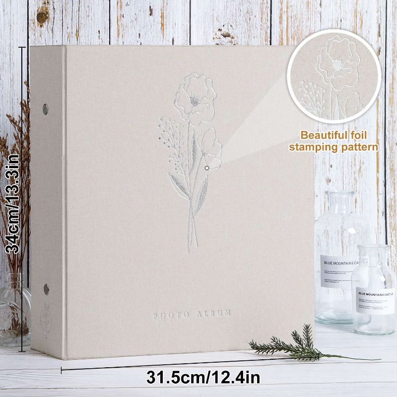 Photo 1 of Lanpn Photo Album 4x6 1000 Pockets, Extra Large Capacity Linen Cover Picture Albums Holds 1000 Horizontal and Vertical Photos