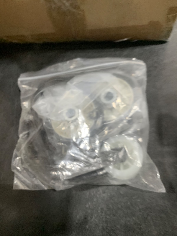 Photo 1 of 1 Kit Pack 4392065 Dryer Repair Kit- 1 Kit Pack includes 1 kit 349241T Drum Roller & 1 pcs 341241 Belt & 1 pcs 691366 Idler Pulley-Replaces WP691366, AP3131942, AP6010582-Fit for wed4815ew1