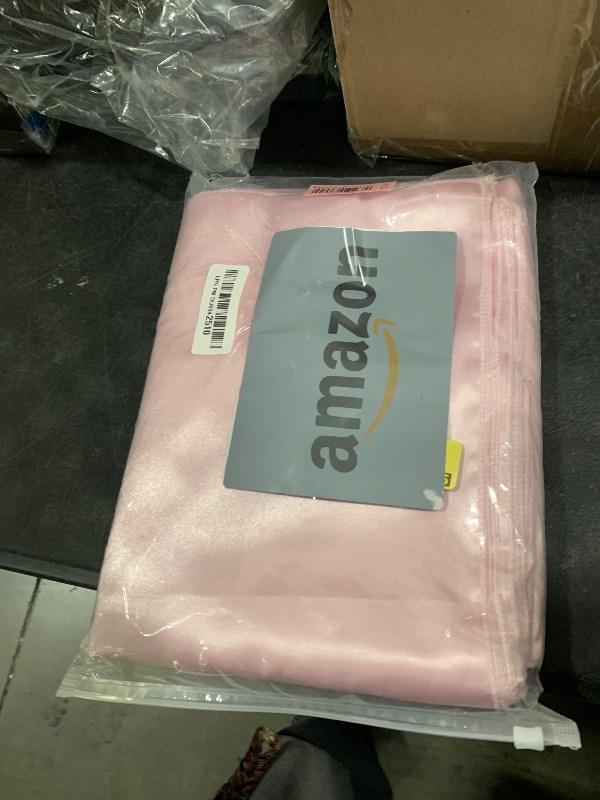 Photo 1 of KKJIAF 50 Pack Light Pink Square Satin Napkins 17x17 Inch Soft Smooth Cloth Napkins?Silky Table Napkin for Wedding Banquet Party Decoration