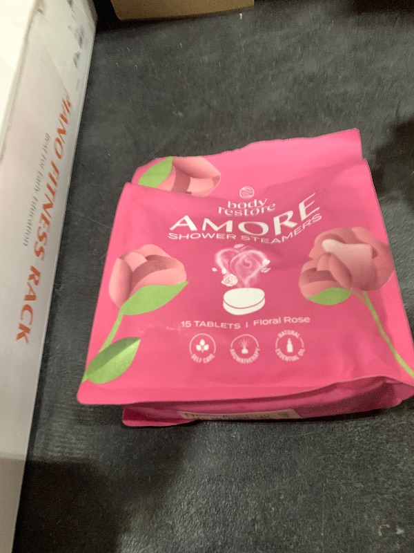 Photo 1 of Body Restore Shower Steamers Aromatherapy 15 Pack - Birthday Gifts for Women, Men, Travel Essentials, Stress Relief, Relaxation, Self Care - Rose