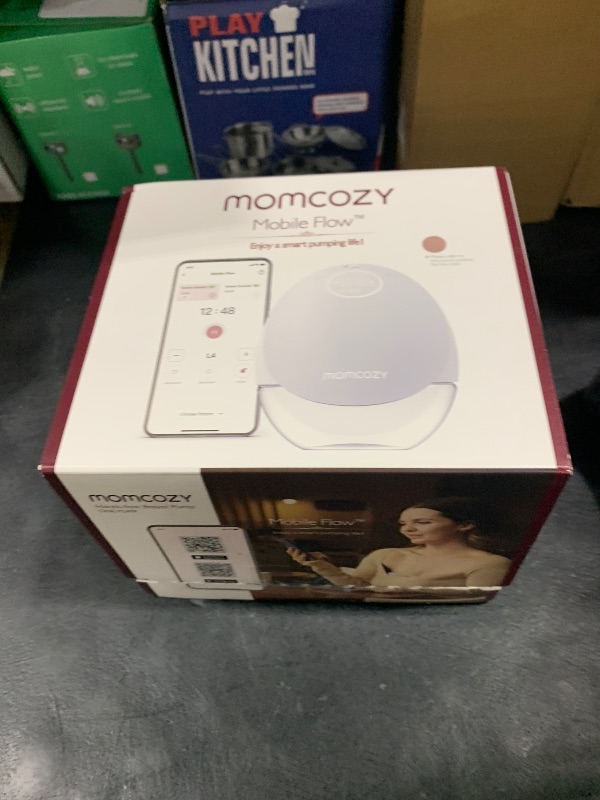 Photo 1 of Momcozy Breast Pump Hands Free Upgraded Mobile Flow | M9, App Discreet Control with Personalized Multi-Modes & 15 Levels, Wearable Breast Pump 24mm, 1 Pack Cozy Red