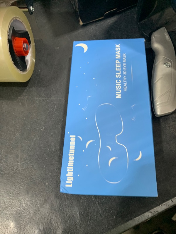 Photo 1 of Sleep Headphones, Bluetooth 5.0 Wireless 3D Eye Mask, Lightimetunnel Washable Sleeping Headphones for Side Sleepers With Adjustable Ultra Thin Stereo Speakers Microphone Hands Free for Insomnia Travel