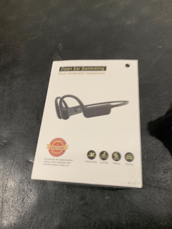 Photo 1 of MARLALL Swimming Headphones-Bone Conduction Headphones, IP68 Waterproof Open Earphones, LiteSurge Bluetooth 5.4 Underwater Sport Earbuds with 32 GB MP3 Memory for Swimming, Marathon-Ashy