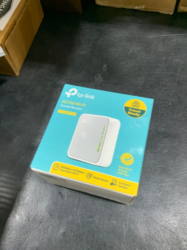 Photo 1 of TP-Link AC750 Wireless Portable Nano Travel Router(TL-WR902AC) - Support Multiple Modes, WiFi Router/Hotspot/Bridge/Range Extender/Access Point/Client Modes, Dual Band WiFi, 1 USB 2.0 Port