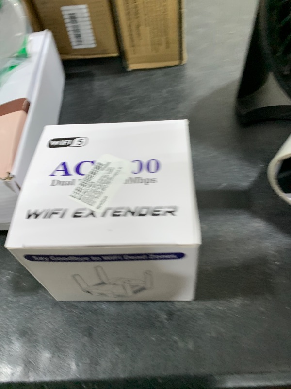 Photo 1 of 2025 AC2100 WiFi Extender - WiFi Extender Signal Booster with Gigabit Ethernet Port, WiFi Booster Dual-Band(5.8G&2.4G) Coverage to 12888 sp.ft, Faster Speed, Compatible with Multiple Devices