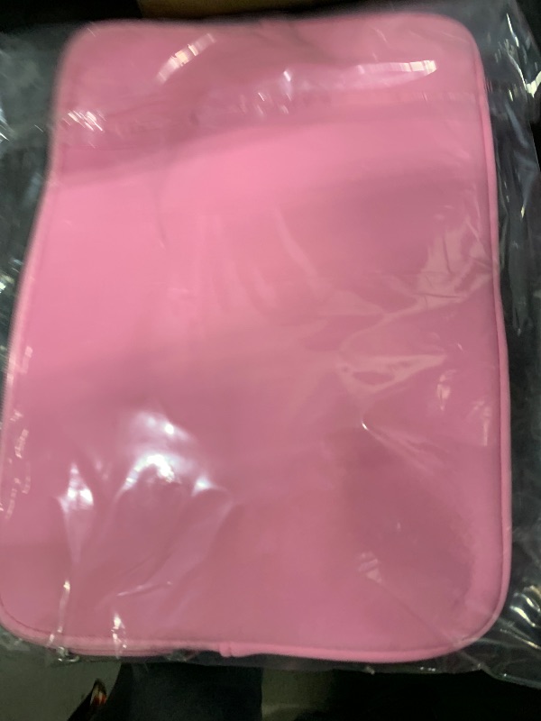 Photo 1 of CCPK Laptop Sleeve Case for MacBook Pro 14 inch Mac Air 13 inch M4 M3 M2 M1 Compatible with Hp Lenovo Dell ASUS Computer Laptop Sleeve Bag Protective Carrying Case Cover 13-14 inch Accessories, Pink