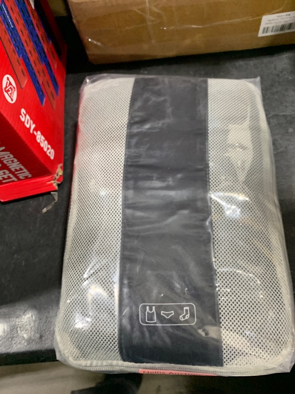 Photo 1 of 10 Set Compression Packing Cubes for Travel Essentials,Compressible Expandable Packing Cubes for Suitcase,OlarHike Luggage Organizer Bags for Travel,Handy Helper for Organizing Clothes(Black)