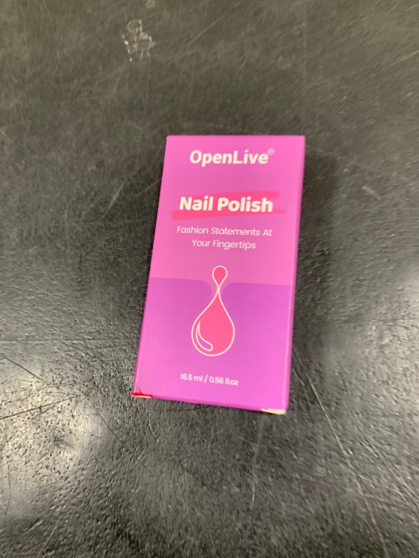 Photo 1 of OpenLive 16.5ml Rose Pink Nail Polish Large Volume Quick Dry Nail Polish, Long Lasting Shine, Fingernail Toenail Nail Art DIY Home Travel Nail Art Gift