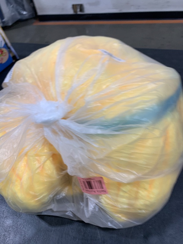 Photo 1 of Chunky Chenille Yarn for Crocheting/Arm Knitting, Super Soft Jumbo Knit Blanket Yarn Yellow 6 Pack (32 yds, 8.5 oz Each Pack)
