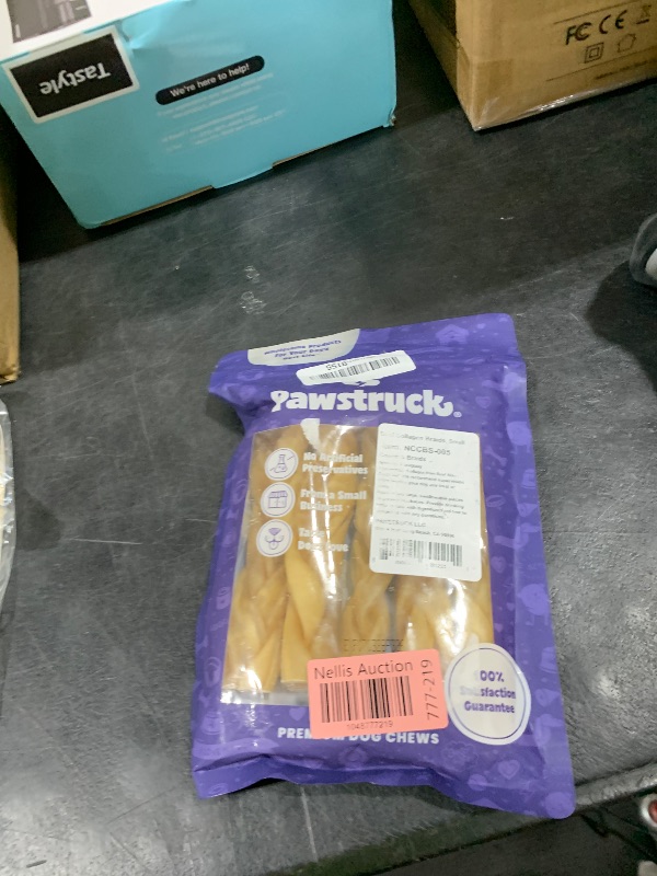 Photo 1 of Pawstruck Natural 5-7” Beef Collagen Braids for Dogs – Long-Lasting Rawhide & Bully Stick Alternative, with Chondroitin & Glucosamine – 5 Pack